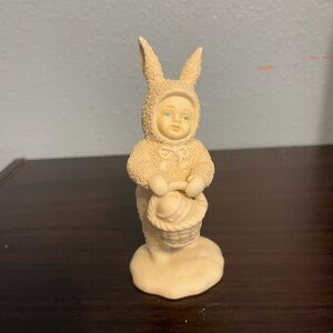 Dept 56 Snowbabies Bunny with Basket